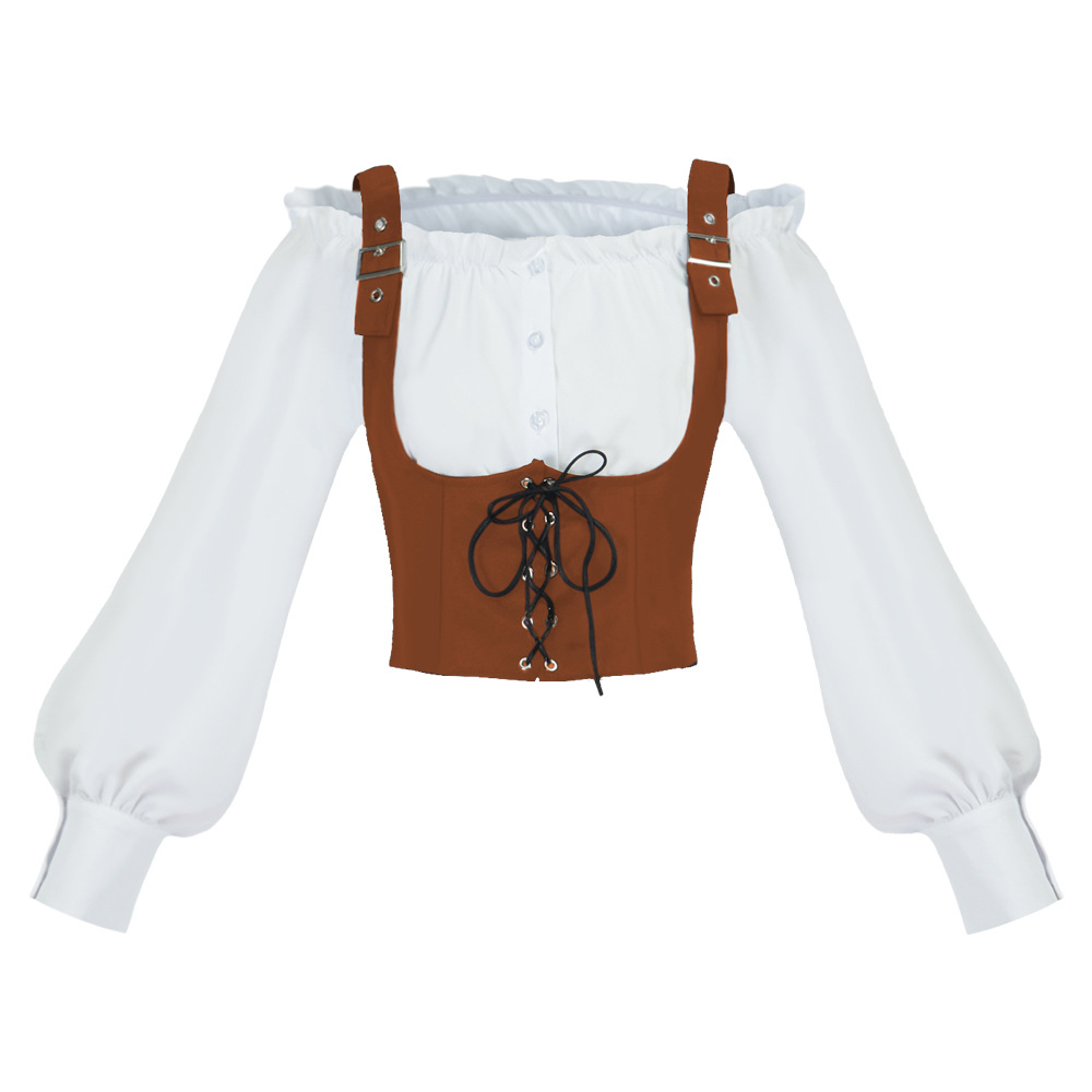 Shirts - Bluzka damska w stylu retro western,