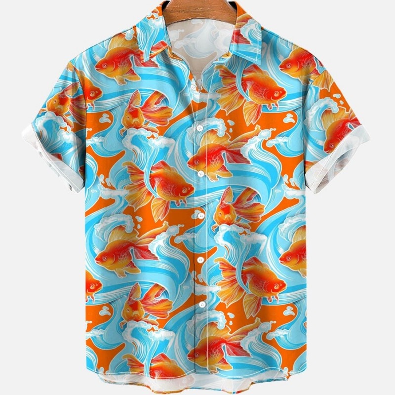 Letnia koszula hawajska z kwia – Vintage Hawaiian Floral Shirt recenzja i cena
