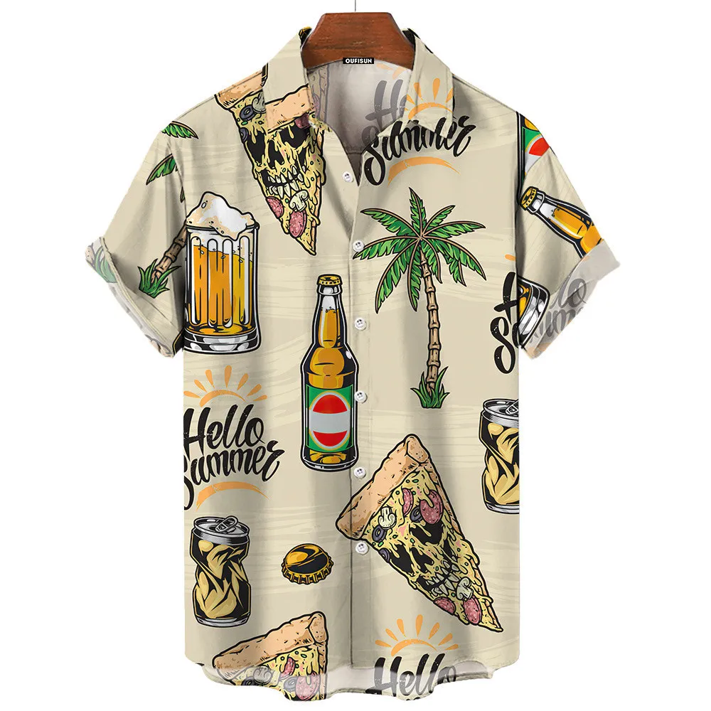 Męska koszula w stylu retro, i – Vintage Hawaiian Floral Shirt recenzja i cena