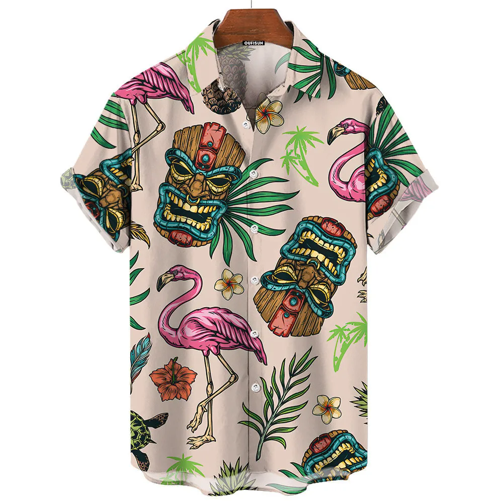 Męska koszula w stylu retro, i – Vintage Hawaiian Floral Shirt recenzja i cena