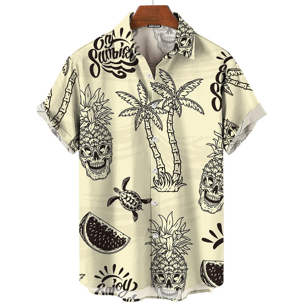 Męska koszula w stylu retro, i – Vintage Hawaiian Floral Shirt recenzja i cena