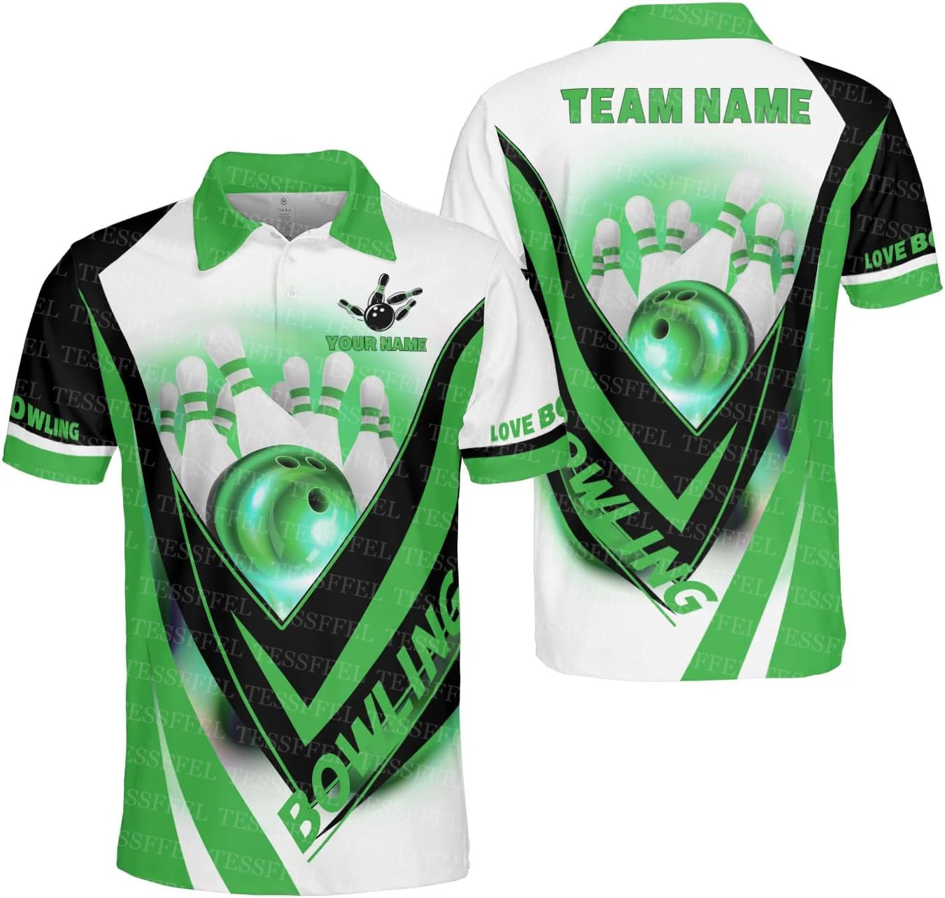 Koszulki Polo z Krótkim Rękawe – Short Sleeve Bowling Shirt Retro recenzja i cena