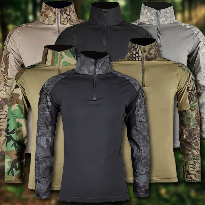 S-4XL, odzież outdoorowa, wzór – Tactical Military Shirt Cargo recenzja i cena