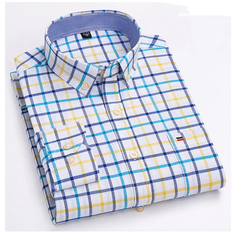 2024 nowa koszula męska z dług – Oxford Cotton Casual Shirt Business recenzja i cena