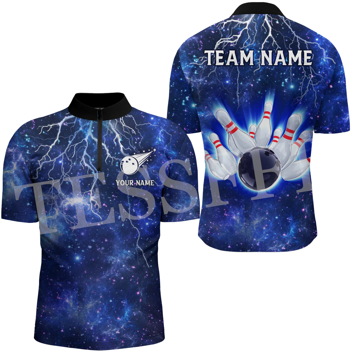 Custom Name Strike Bowling Fla – Short Sleeve Bowling Shirt Retro recenzja i cena