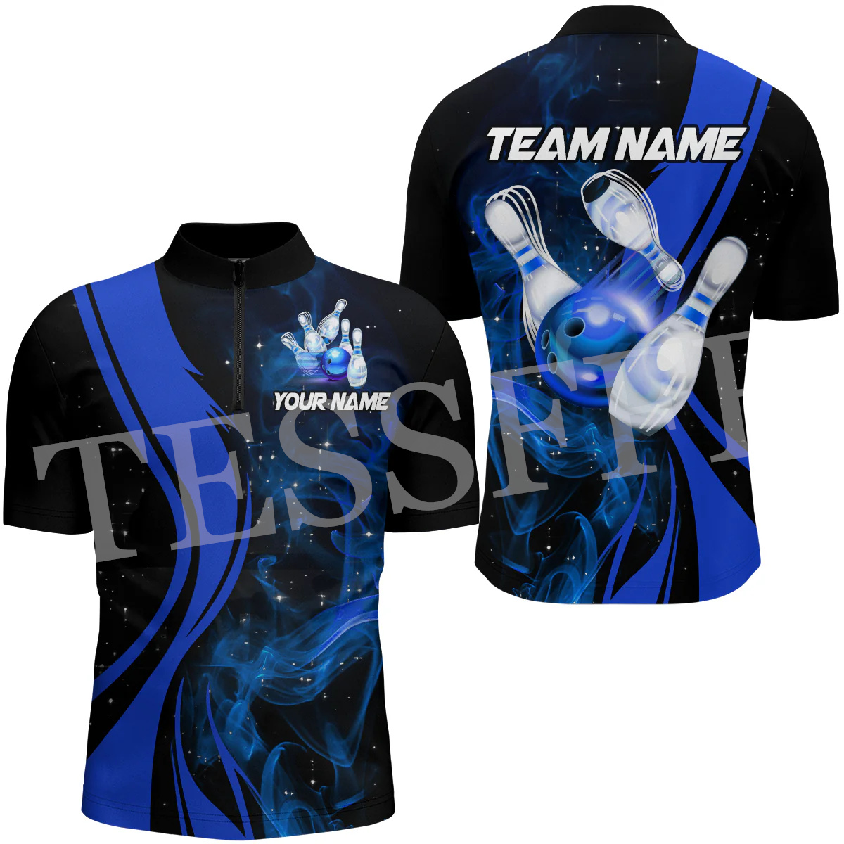Custom Name Strike Bowling Fla – Short Sleeve Bowling Shirt Retro recenzja i cena