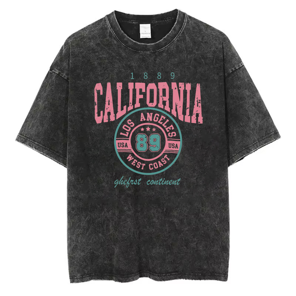 Męska koszulka z bawełny vinta – Acid Wash Vintage Graphic T Shirt recenzja i cena