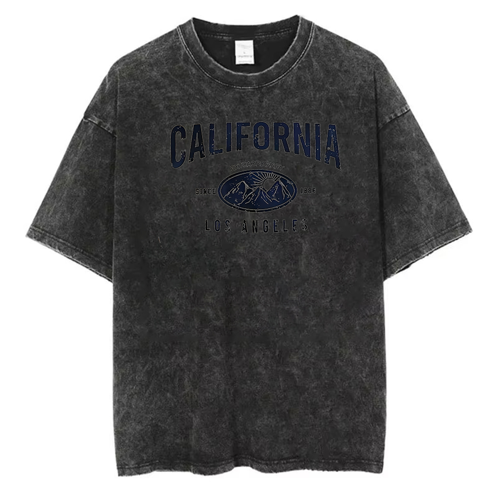 Męska koszulka z bawełny vinta – Acid Wash Vintage Graphic T Shirt recenzja i cena