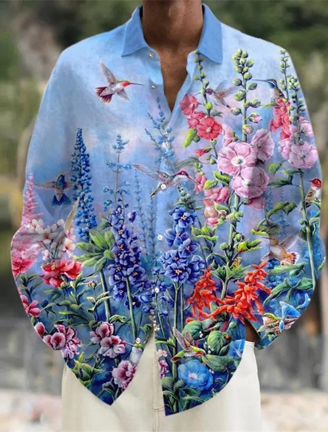 Koszula męska Lniana koszula K – Vintage Hawaiian Floral Shirt recenzja i cena