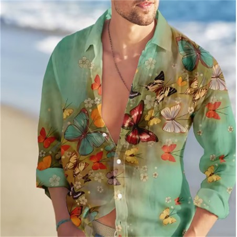 Butterfly Hawaiian Shirts Flor – Vintage Hawaiian Floral Shirt recenzja i cena