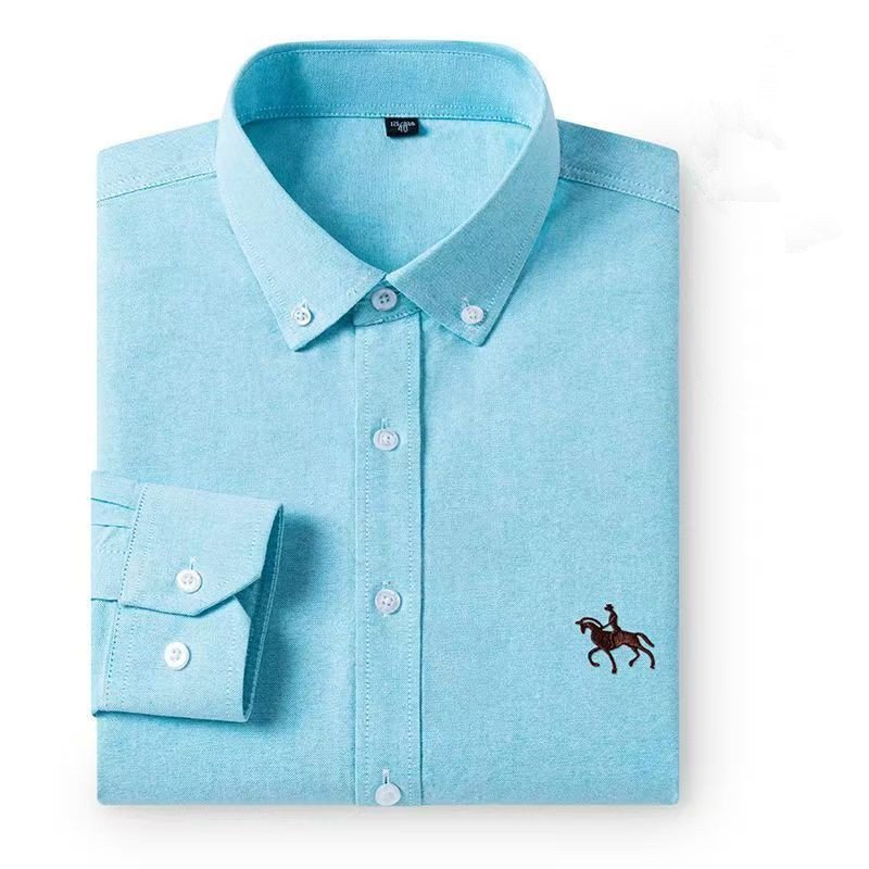 100% bawełniane męskie koszule – Oxford Cotton Casual Shirt Business recenzja i cena