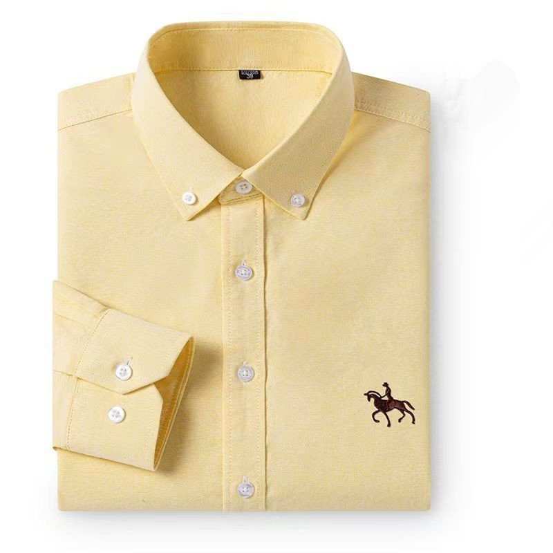 100% bawełniane męskie koszule – Oxford Cotton Casual Shirt Business recenzja i cena